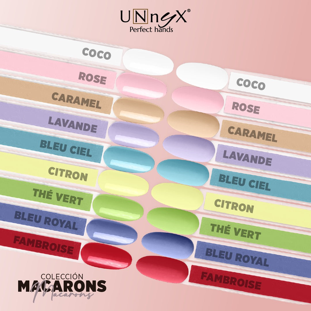 GEL POLISH UNIQUE MENTHE (MACARONS COLLECTION)