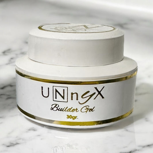 BUILDER GEL UNNYX CLEAR 30grs (WHITE CONTAINER)