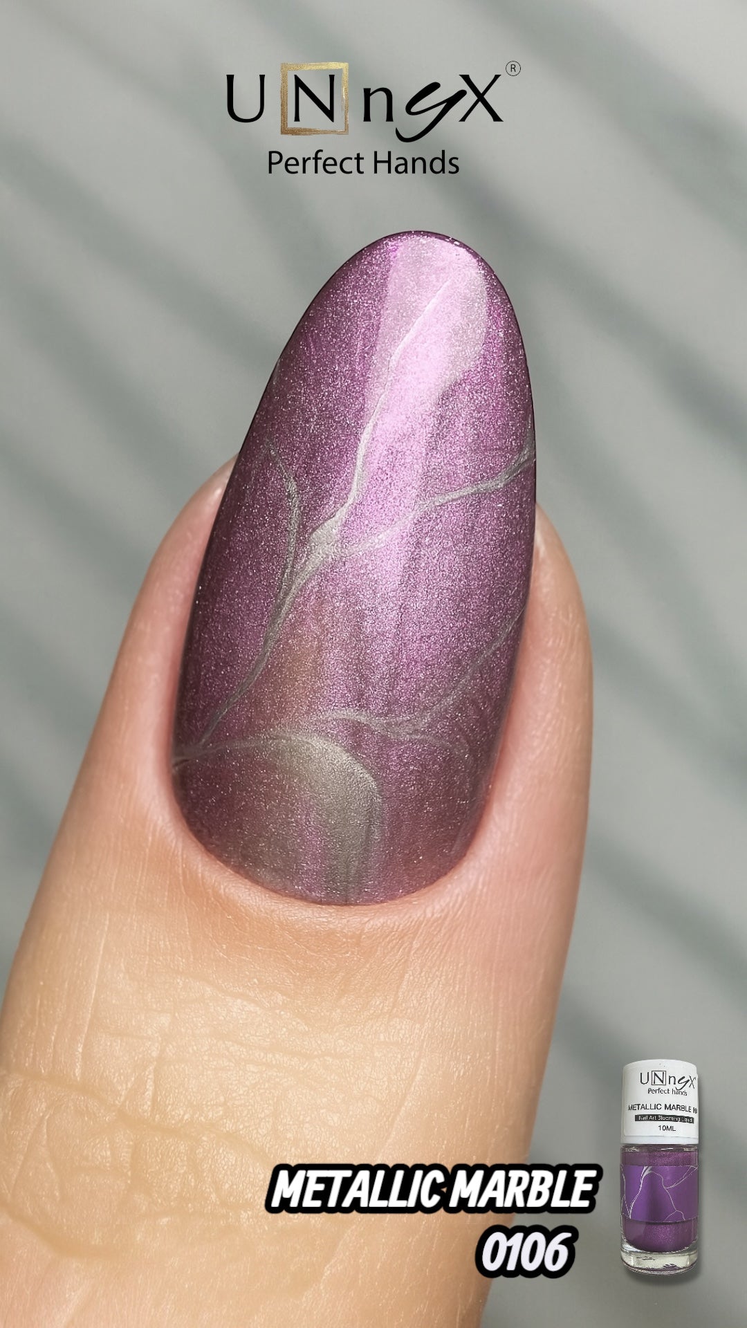 METALLIC MARBLE INK UNNYX (0106)