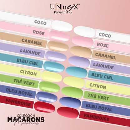 GEL POLISH UNIQUE TRES BERRY (MACARONS COLLECTION)