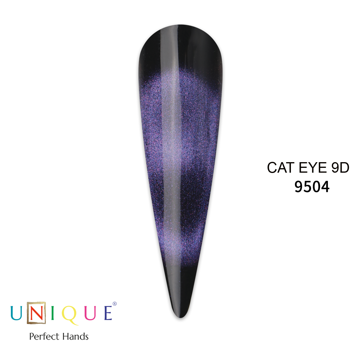 GEL POLISH UNIQUE 9504 OJO DE GATO 9D