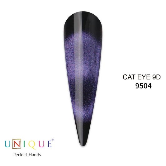 GEL POLISH UNIQUE 9504 OJO DE GATO 9D