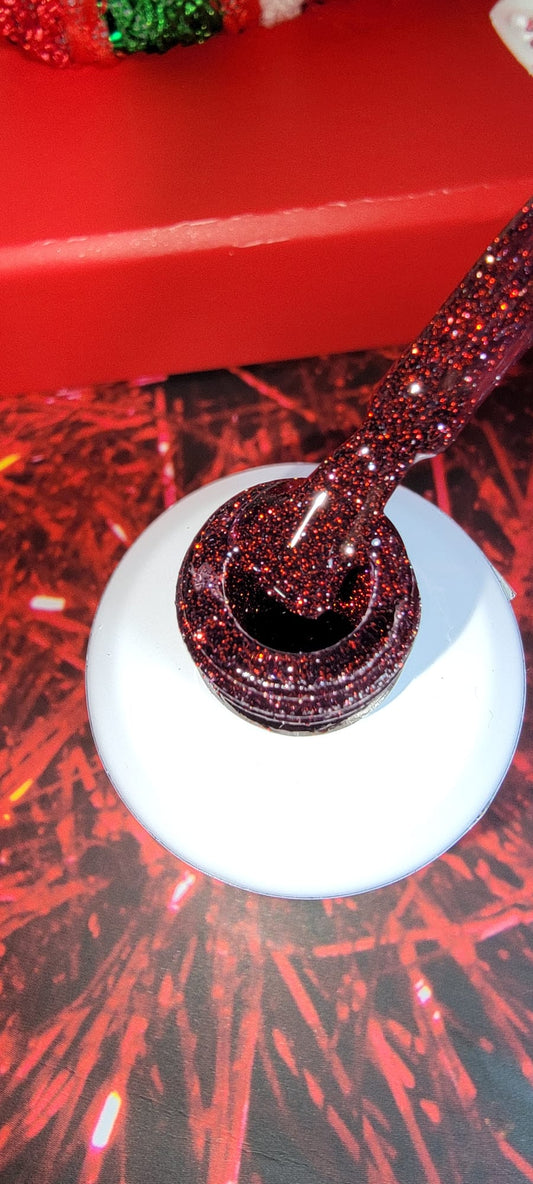 GEL POLISH UNIQUE X-RED (XMAS COLLECTION)